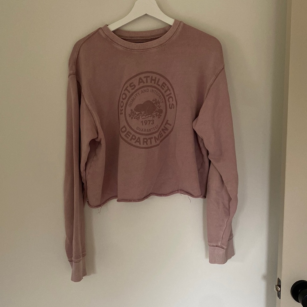 Roots cropped sweatshirt